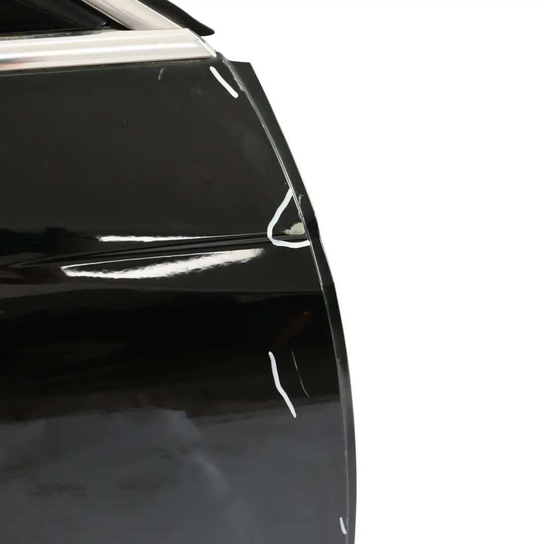 Audi A4 B9 Door Front Right O/S Covering Panel Mythical Black Metallic - Y9T - SKU 8W0831052B-MYB - Part number 8W0831052B