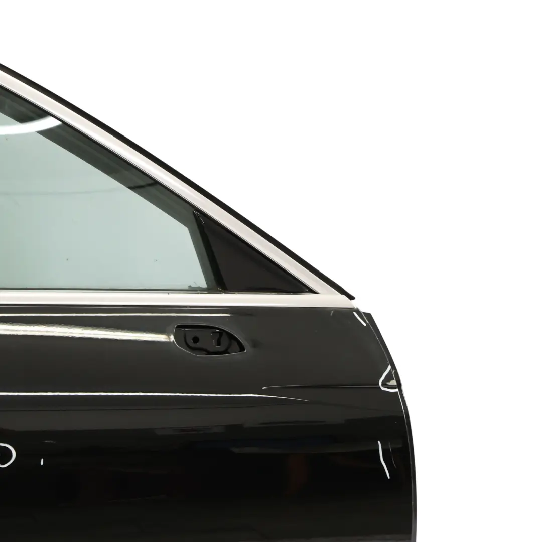 Audi A4 B9 Tür Vorne Rechts Verkleidungsplatte Mythical Black Schwarz - Y9T - SKU 8W0831052B-MYB - Teilenummer 8W0831052B