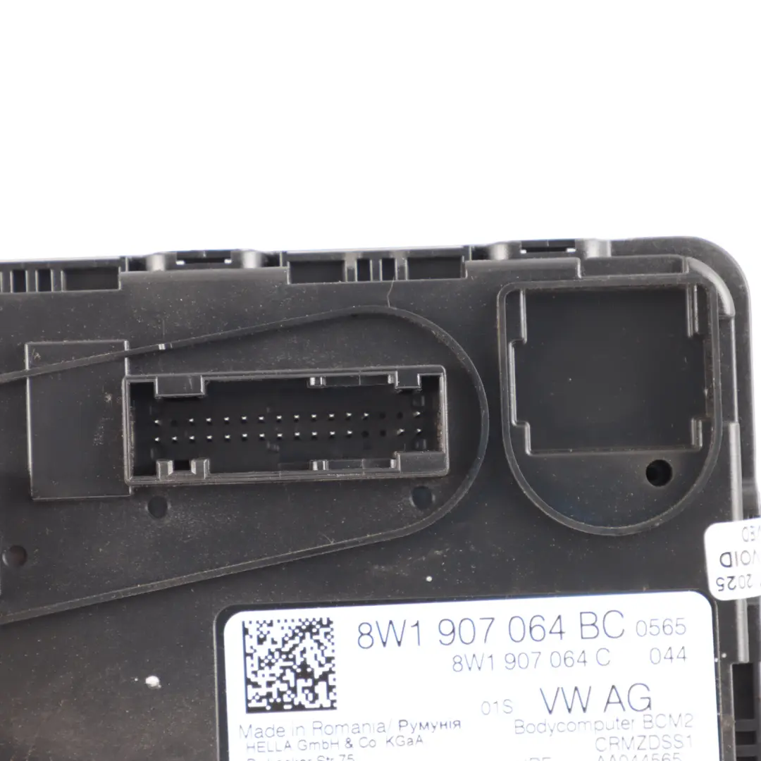 Module Commande Carrosserie BCM Confort Alimentation pour Audi A4 B9 à propos du numéro de pièce 8W1907064BC Audi A4 B9 Module Commande Carrosserie BCM Confort Alimentation - SKU 8W1907064BC - Numéro de pièce 8W1907064BC