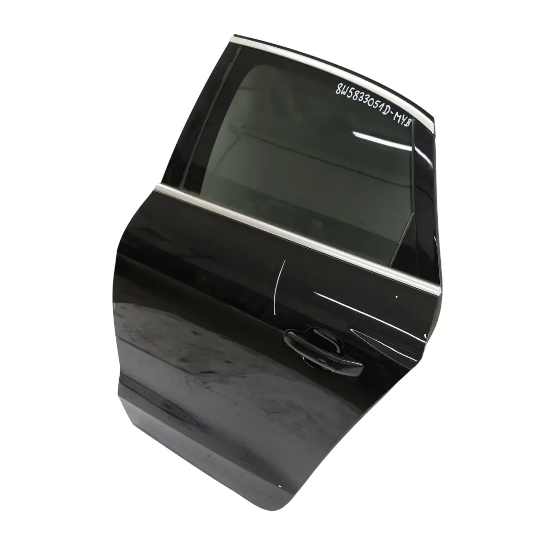 Door Left N/S Mythical Black Metallic - Y9T to Audi A4 B9 Avant Rear with Part number 8W5833051D Audi A4 B9 Avant Rear Door Left N/S Mythical Black Metallic - Y9T - SKU 8W5833051D-MYB - Part number 8W5833051D