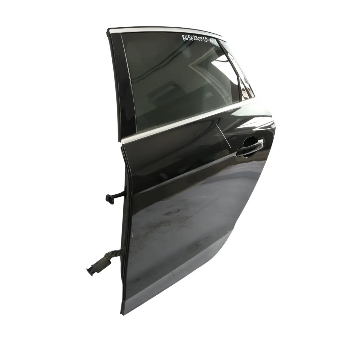 Audi A4 B9 Avant Rear Door Left N/S Mythical Black Metallic - Y9T - SKU 8W5833051D-MYB - Part number 8W5833051D