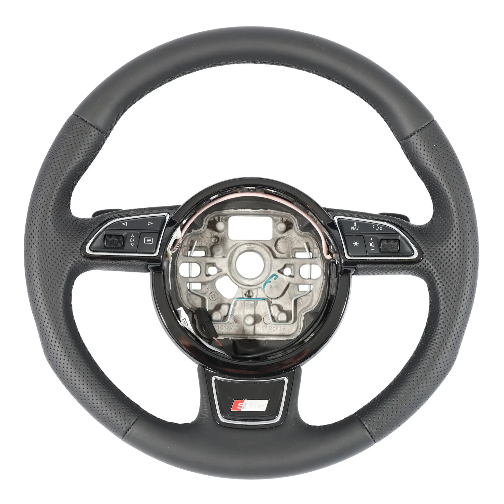 Audi A6 C7 S-Line NEW Black Leather Steering Wheel Paddle Shift 8X0419091M