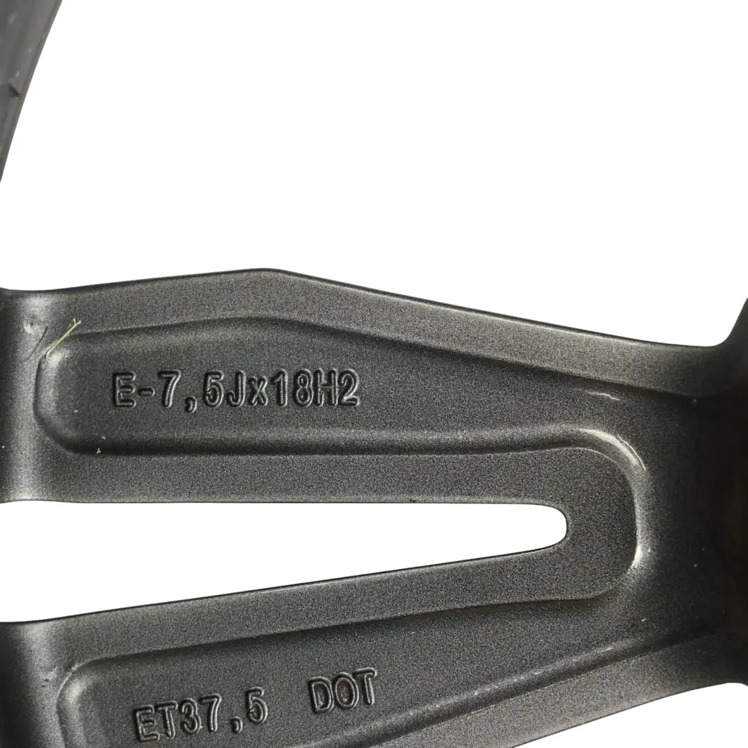 Audi A1 S1 8X Felga Aluminiowa Srebrna 18" 7.5J ET:37,5 - SKU 8X0601025BS-1 - Numer Części 8X0601025BS