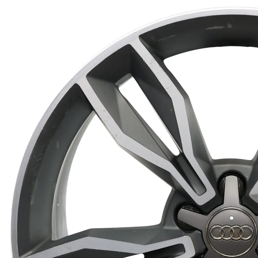 Audi A1 S1 8X Jante Alliage Argenté 18" 7.5J ET:37,5 À Rayons Étoile - SKU 8X0601025BS-1 - Numéro de pièce 8X0601025BS