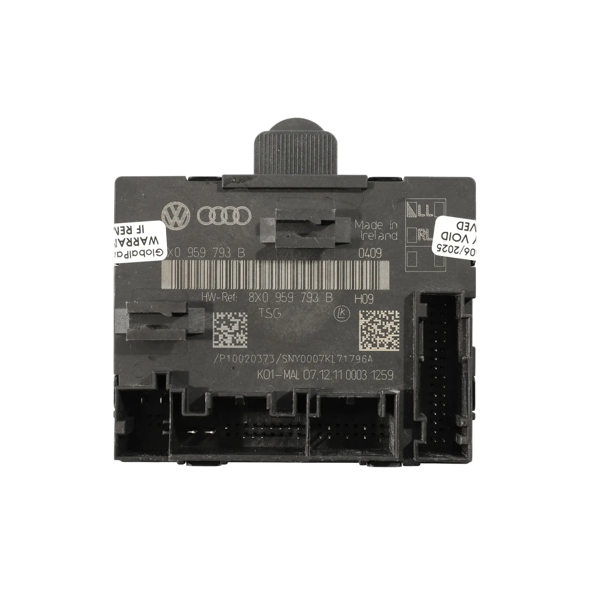 Audi A1 8X Módulo De Puerta Unidad Delantero Lado Del Conductor 8X0959793B