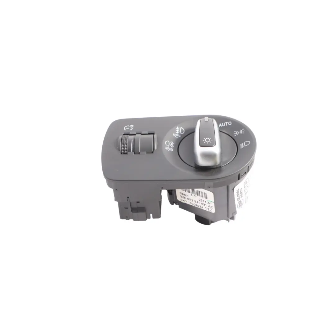 Audi Q3 U8 Headlight Fog Light Lamp Adjustment Switch Control Panel - SKU RHD-8X2941531AD - Part number 8X2941531AD