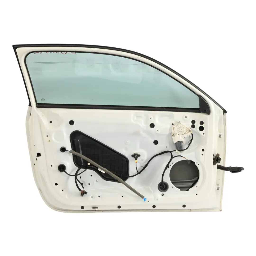 Door Front Left N/S Covering Panel Amalfi White - Y9K to Audi A1 8X with Part number 8X3831051B Audi A1 8X Door Front Left N/S Covering Panel Amalfi White - Y9K - SKU 8X3831051B-AWH - Part number 8X3831051B