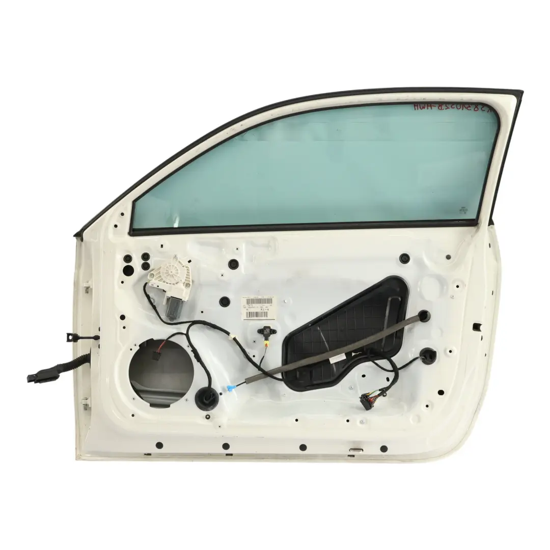 Audi A1 8X Panneau De Porte Avant Droite Amalfi White Blanc - Y9K - SKU 8X3831052B-AWH - Numéro de pièce 8X3831052B