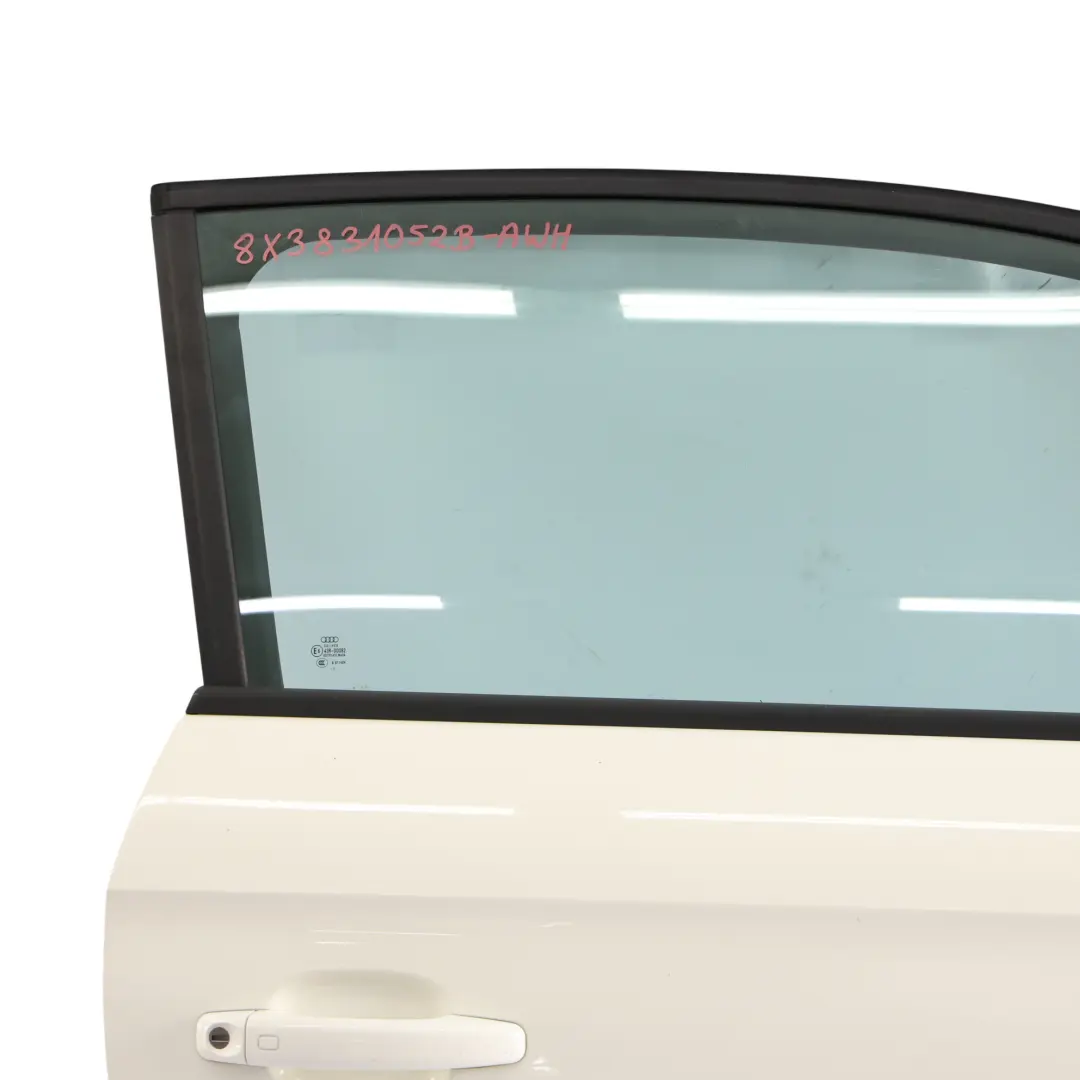 Door Front Right O/S Covering Panel Amalfi White - Y9K to Audi A1 8X Hatchback with Part number 8X3831052B Audi A1 8X Hatchback Door Front Right O/S Covering Panel Amalfi White - Y9K - SKU 8X3831052B-AWH - Part number 8X3831052B