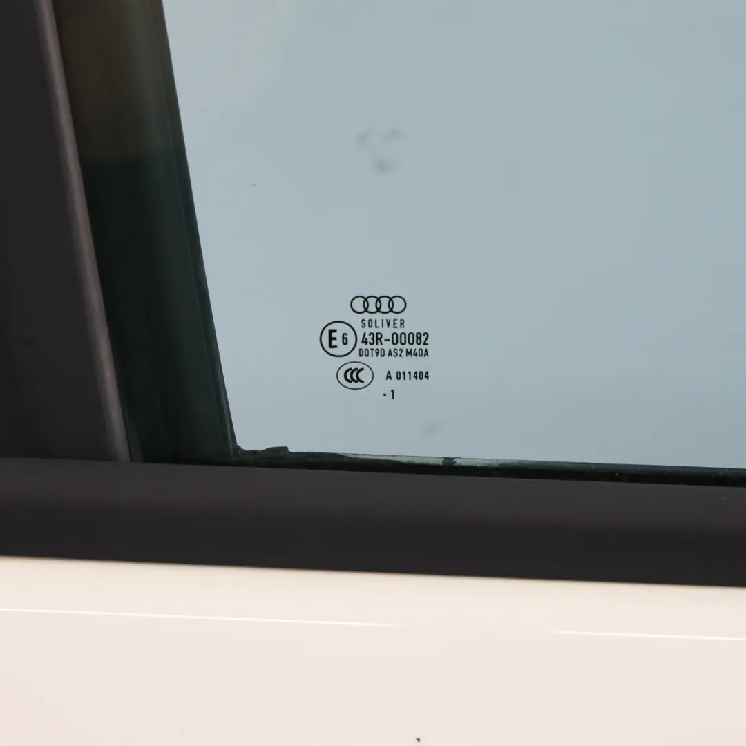 Audi A1 8X Panneau De Porte Avant Droite Amalfi White Blanc - Y9K - SKU 8X3831052B-AWH - Numéro de pièce 8X3831052B