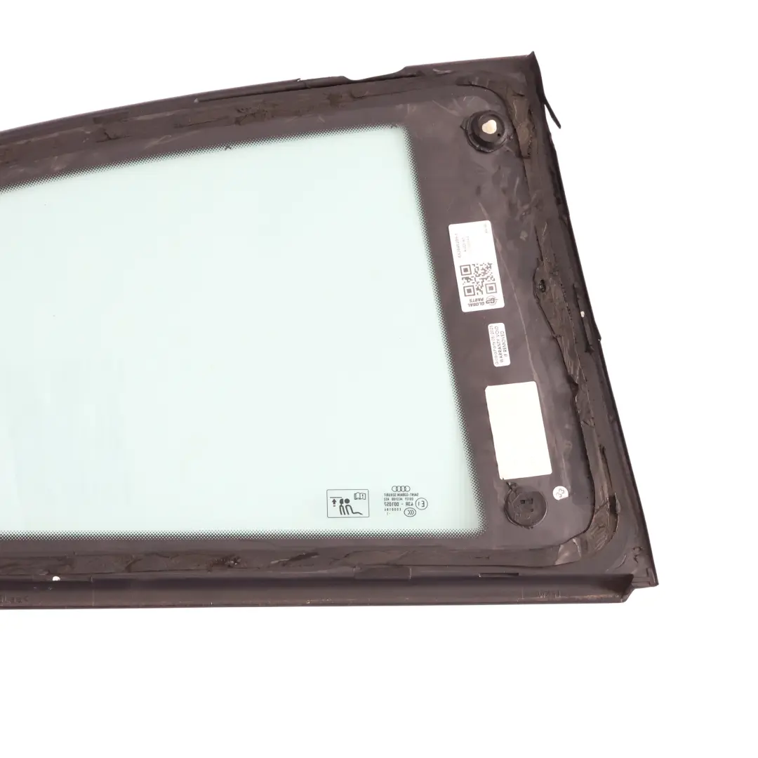 Audi A1 8X Rear Quarter Side Window Glass Left N/S AS2 - SKU 8X3845299-1 - Part number 8X3845299