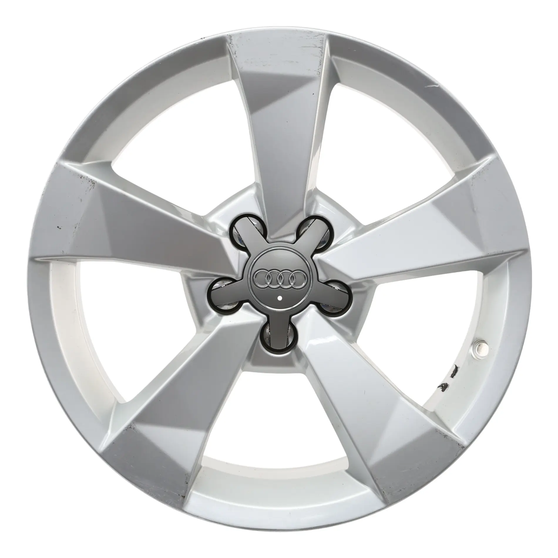 Audi A1 8X Cerchio Lega Argento 16" 7J ET:34 Star Spoke 8XA601025A