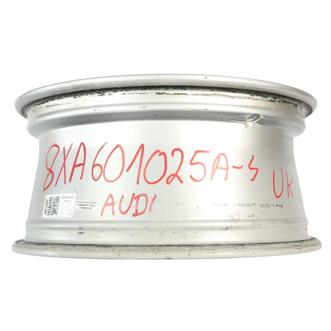 Cerchio Lega Argento 16" 7J ET:34 Star Spoke per Audi A1 8X con numero di parte 8XA601025A Audi A1 8X Cerchio Lega Argento 16" 7J ET:34 Star Spoke - SKU 8XA601025A-4 - Numero di parte 8XA601025A