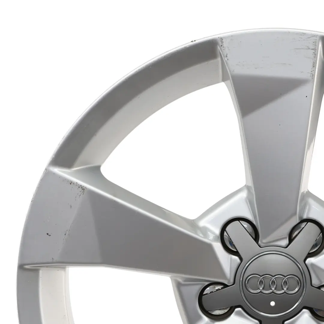Srebrna Felga Aluminiowa 16" 7J ET:34 Star Spoke do Audi A1 8X o numerze 8XA601025A Audi A1 8X Srebrna Felga Aluminiowa 16" 7J ET:34 Star Spoke - SKU 8XA601025A-4 - Numer Części 8XA601025A