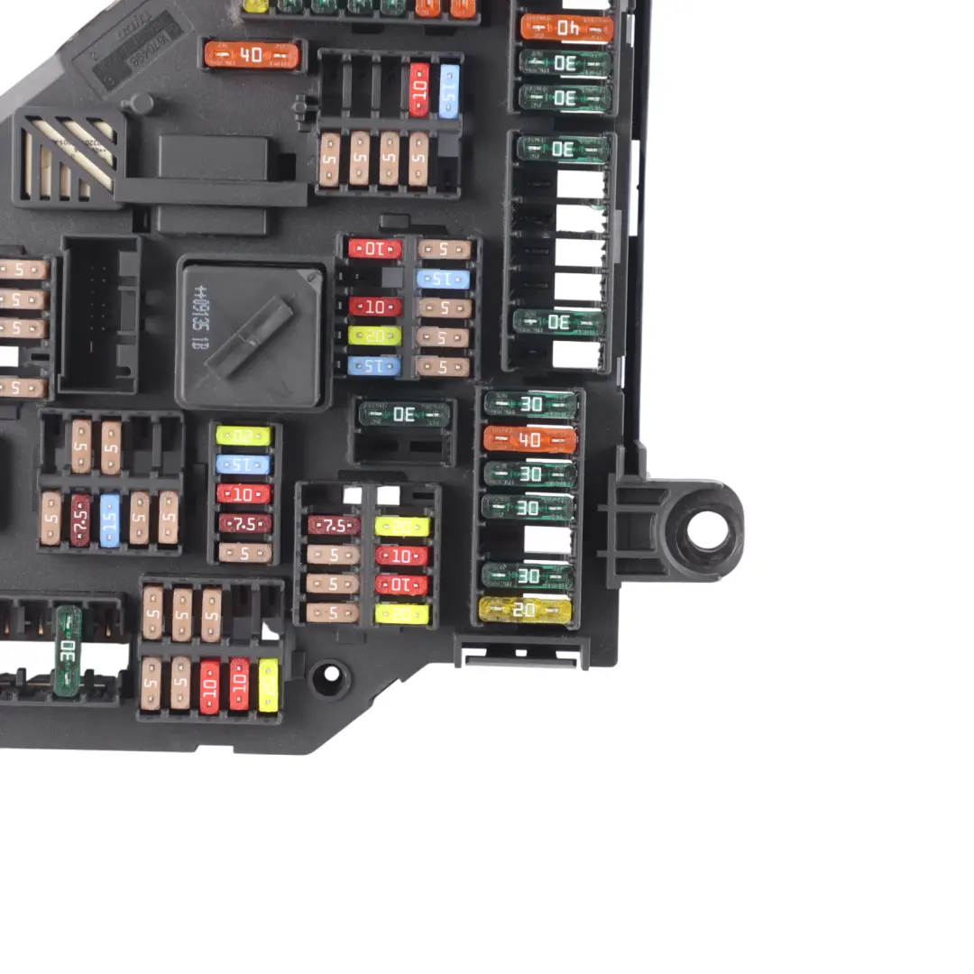 Trunk Fuse Relay Box Power Distribution to BMW F02 F07 Rear with Part number 9151322 BMW F02 F07 Rear Trunk Fuse Relay Box Power Distribution - SKU 9151322 - Part number 9151322