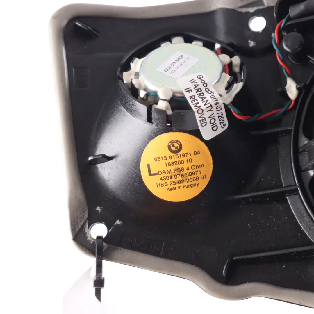BMW F01 F02 F03 Haut Parleur HI-FI Arrière Gauche - SKU 9151971 - Numéro de pièce 9151971