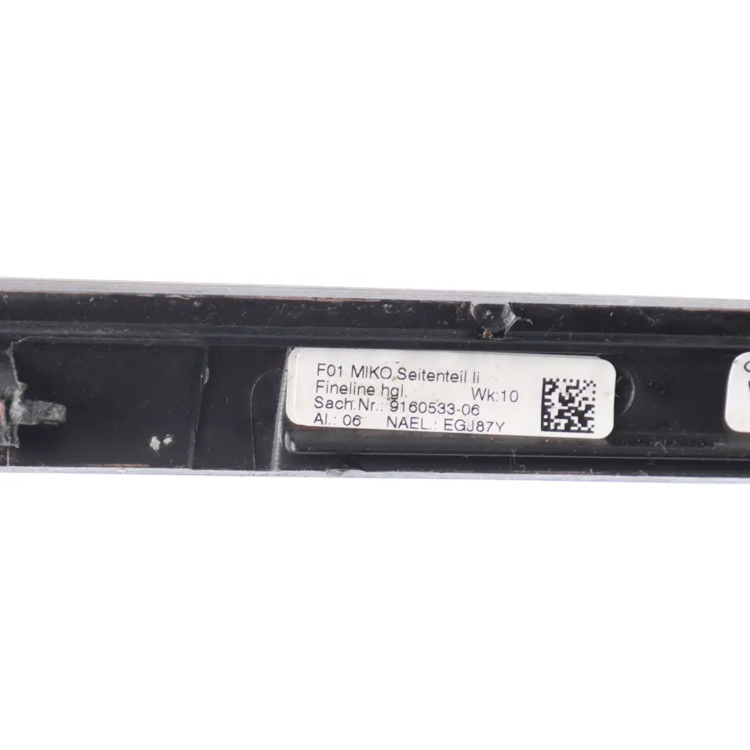 Strip Centre Console BMW F01 F02 Trim Left N/S Wood Fineline Gloss - SKU 9160533 - Part number 9160533
