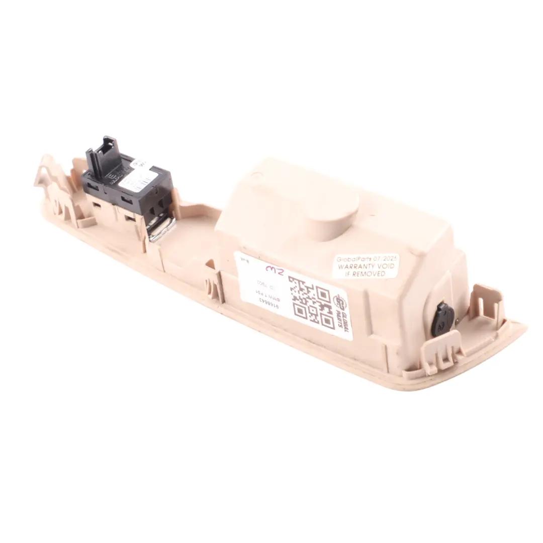 BMW F01 F02 Interruttore Finestrino Posteriore Sinistro Porta Alzacristallo - SKU 9168643 - Numero di parte 9168643