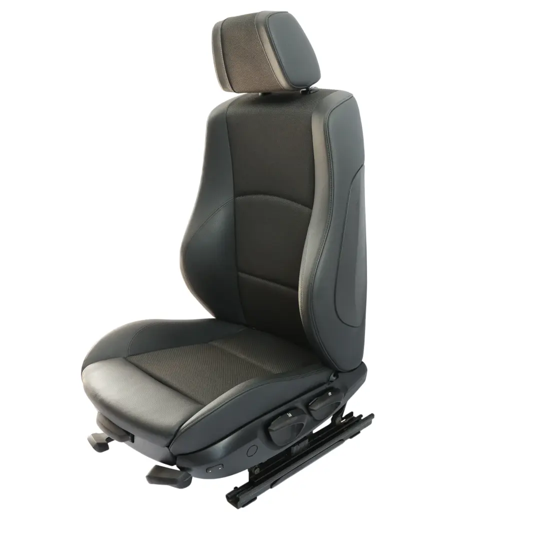 BMW E87 LCI Sport Siège Avant Gauche Tissu / Simili Cuir Flashpoint - SKU 9179149-1 - Numéro de pièce 9179149