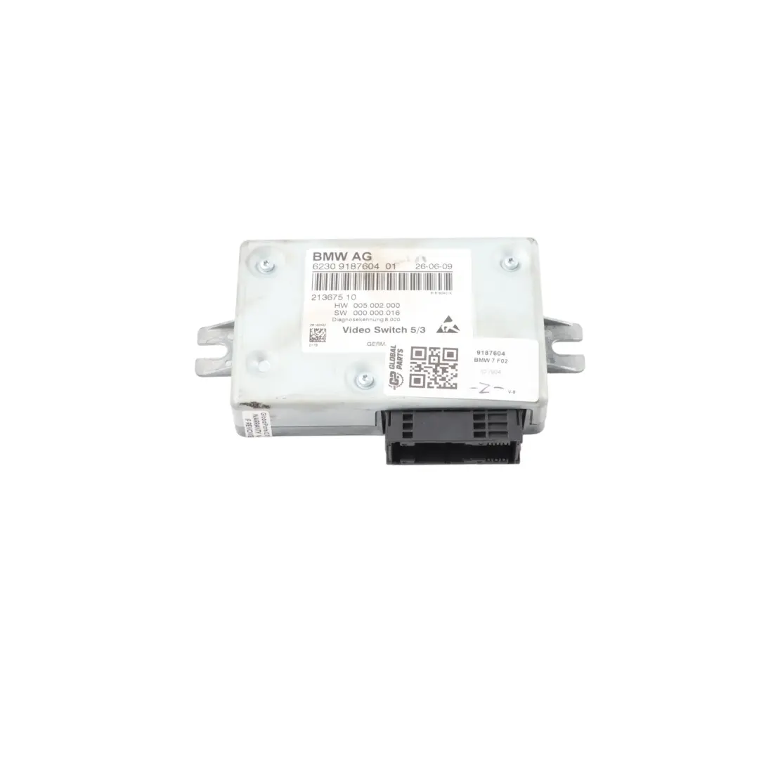 BMW F07 F10 F11 F12 Module De Commande De Commutation Vidéo TV - SKU 9187604 - Numéro de pièce 9187604