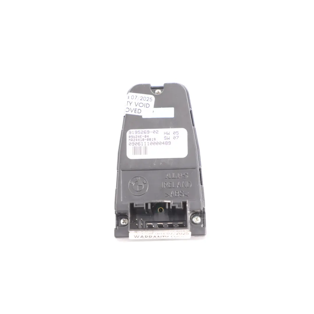 BMW F01 F02 Window Lifter Regulator Switch Door Control Panel Unit Rear - SKU 9195269 - Part number 9195269