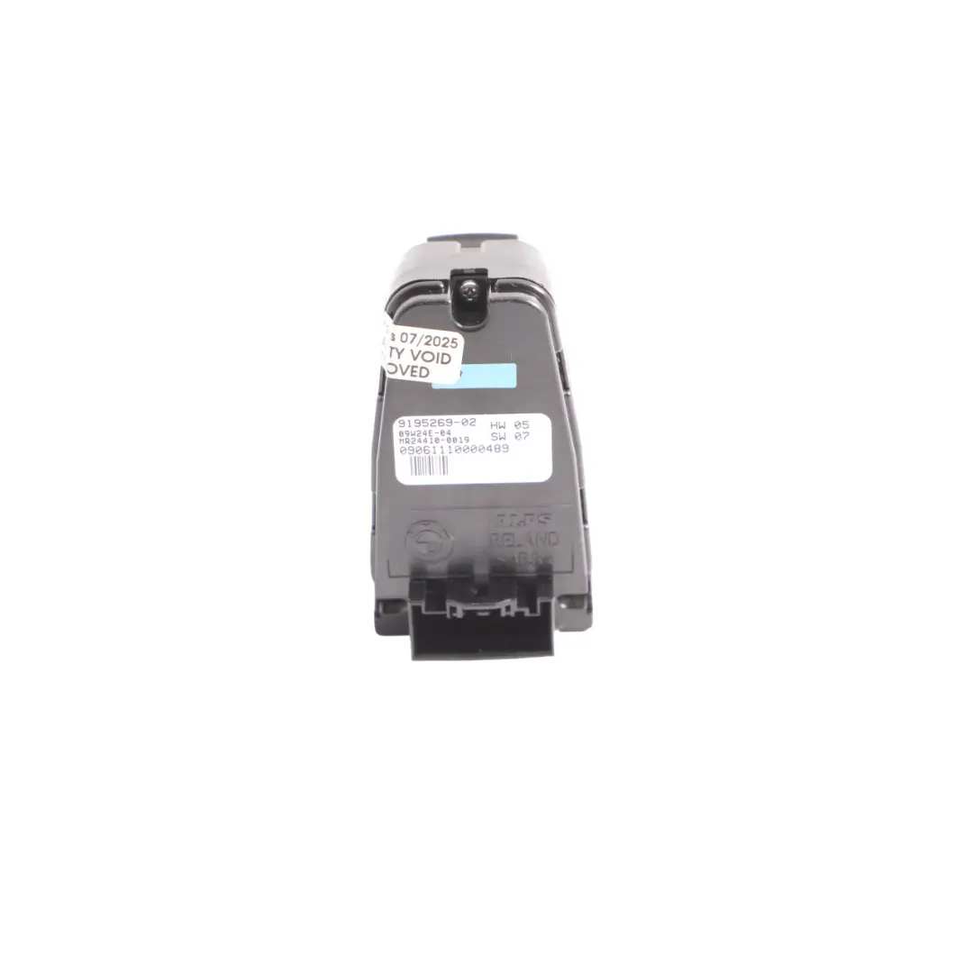 BMW F01 F02 Window Lifter Regulator Switch Door Control Panel Unit Rear - SKU 9195269 - Part number 9195269