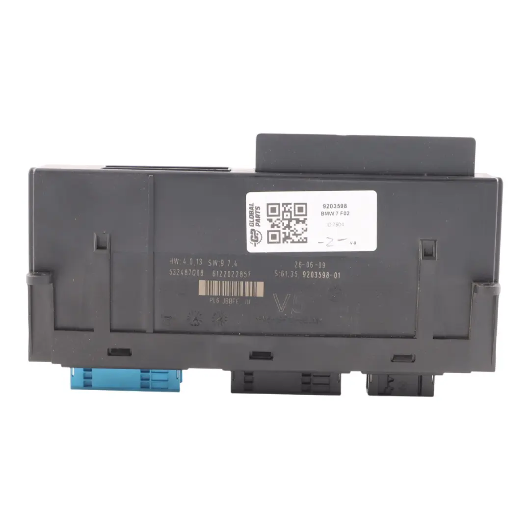 ECU Body Comfort Control Module Junction Box JBBFE III to BMW F01 F02 F03 with Part number 9203598 BMW F01 F02 F03 ECU Body Comfort Control Module Junction Box JBBFE III - SKU 9203598 - Part number 9203598