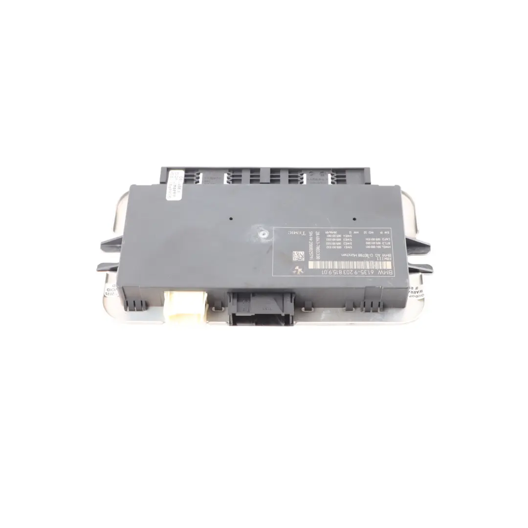 BMW F01 F02 F04 Footwell Light Module Control Unit ECU FRM III - SKU 9203815 - Part number 9203815
