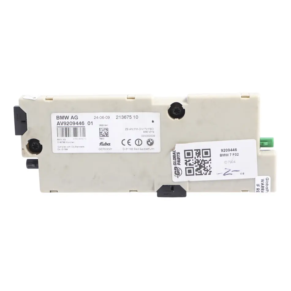 Antenna Amplifier BMW F01 F02 Aeral Diversity 868 MHz Unit FM DAB 9209446