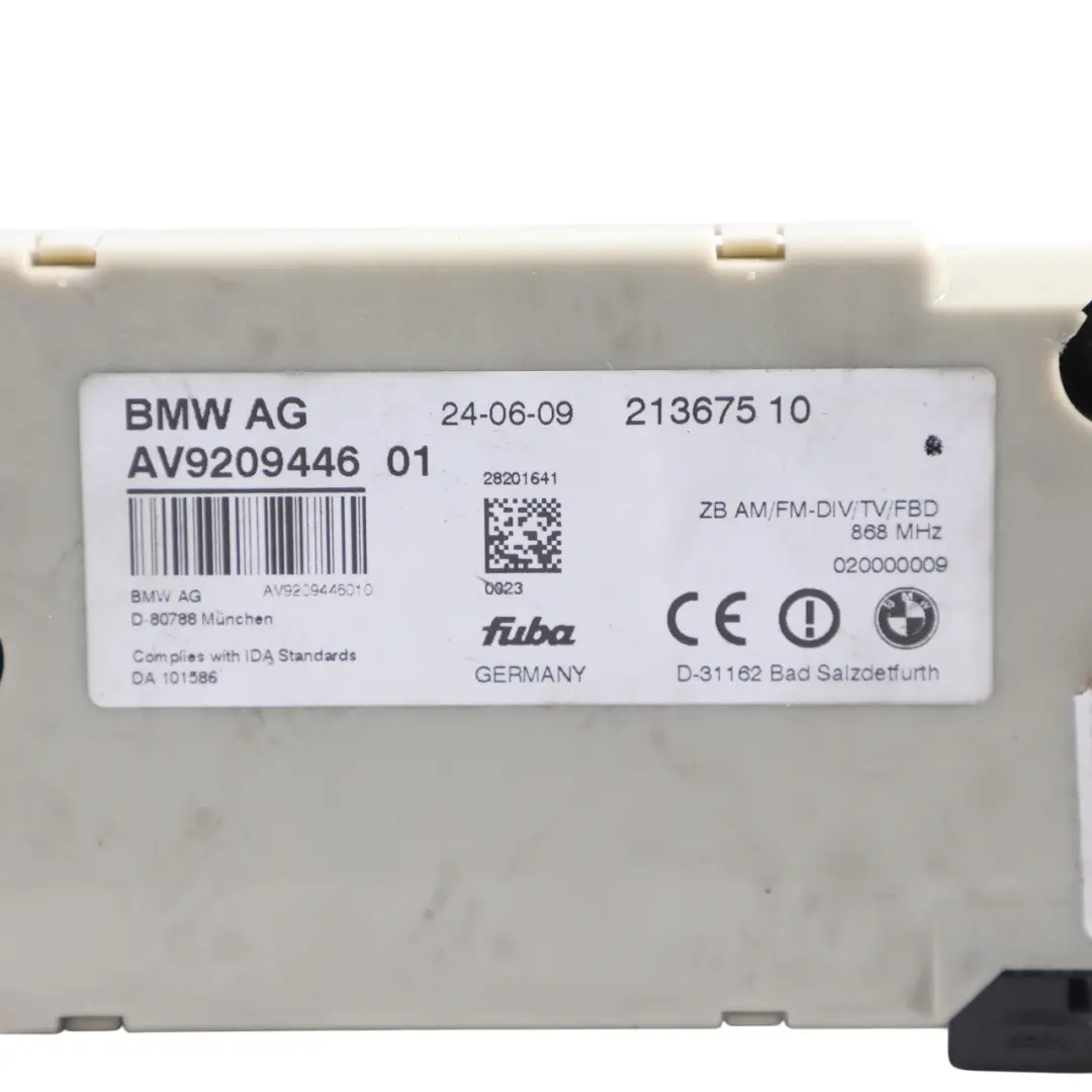  Antenna Amplifier BMW F01 F02 Aeral Diversity 868 MHz Unit FM DAB - SKU 9209446 - Part number 9209446