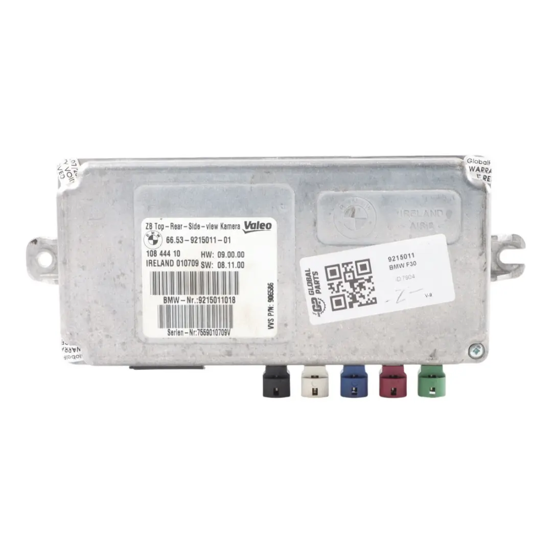Top Side View Camera Module Control to BMW F01 F02 F10 F11 F30 F31 Rear with Part number 9215011 BMW F01 F02 F10 F11 F30 F31 Rear Top Side View Camera Module Control - SKU 9215011 - Part number 9215011