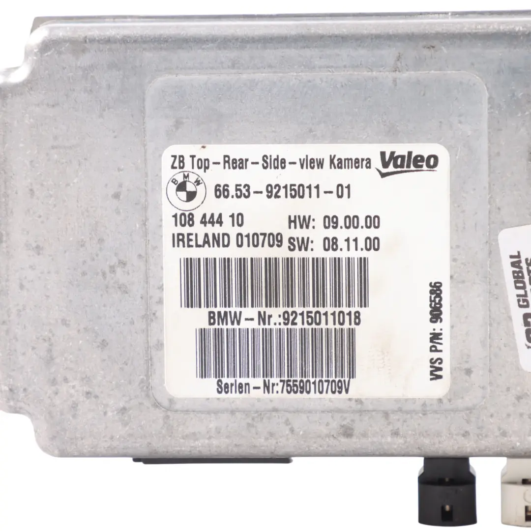 BMW F01 F02 F10 F11 F30 F31 Rear Top Side View Camera Module Control - SKU 9215011 - Part number 9215011