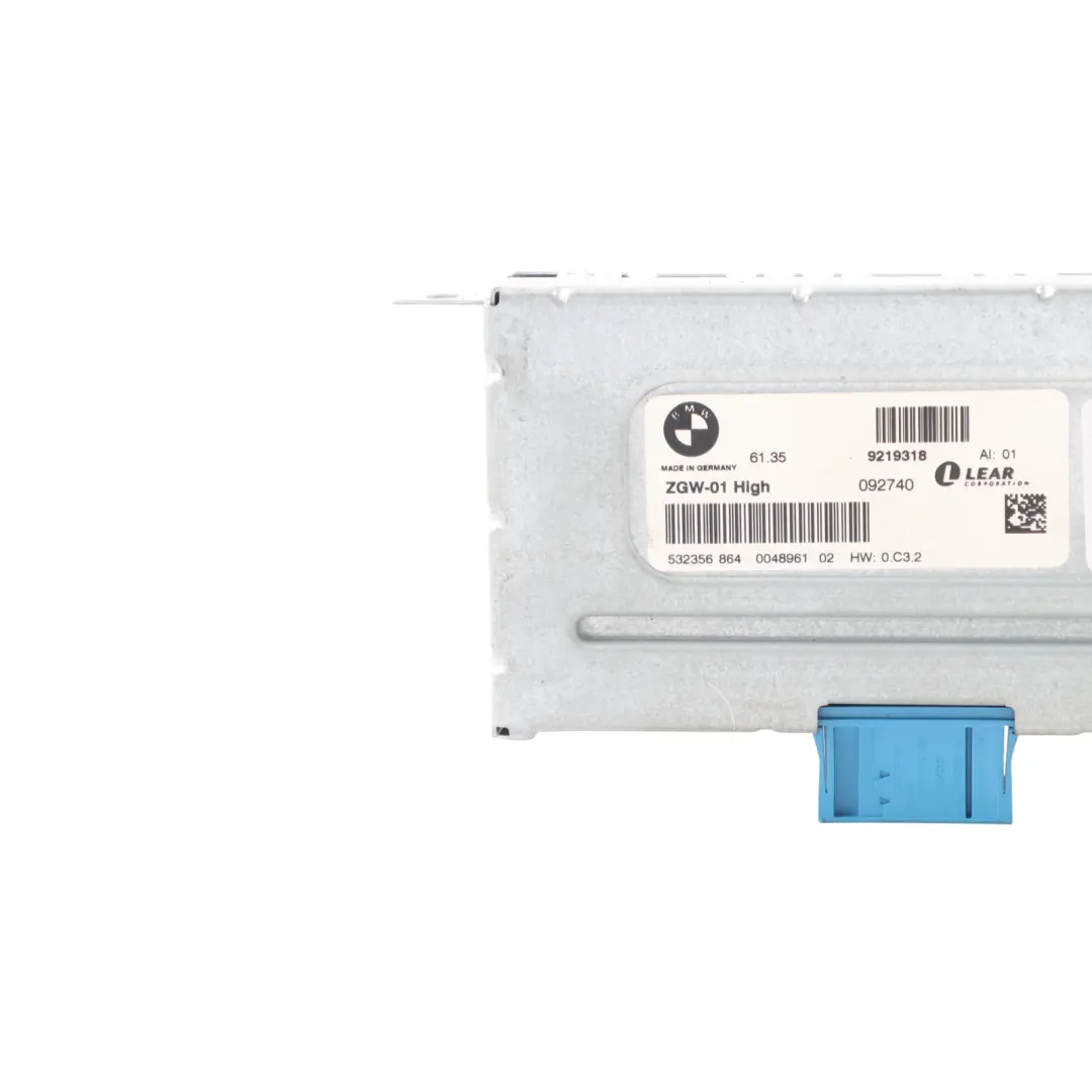 Body Gateway Control Module Unit ZGW-01 Lear to BMW F01 F02 F10 F11 with Part number 9219318 BMW F01 F02 F10 F11 Body Gateway Control Module Unit ZGW-01 Lear - SKU 9219318 - Part number 9219318