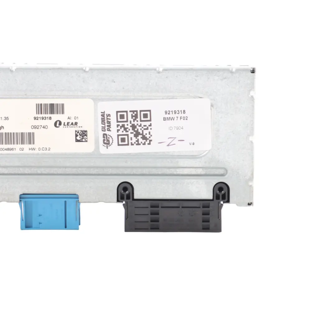BMW F01 F02 F10 F11 Body Gateway Control Module Unit ZGW-01 Lear - SKU 9219318 - Part number 9219318