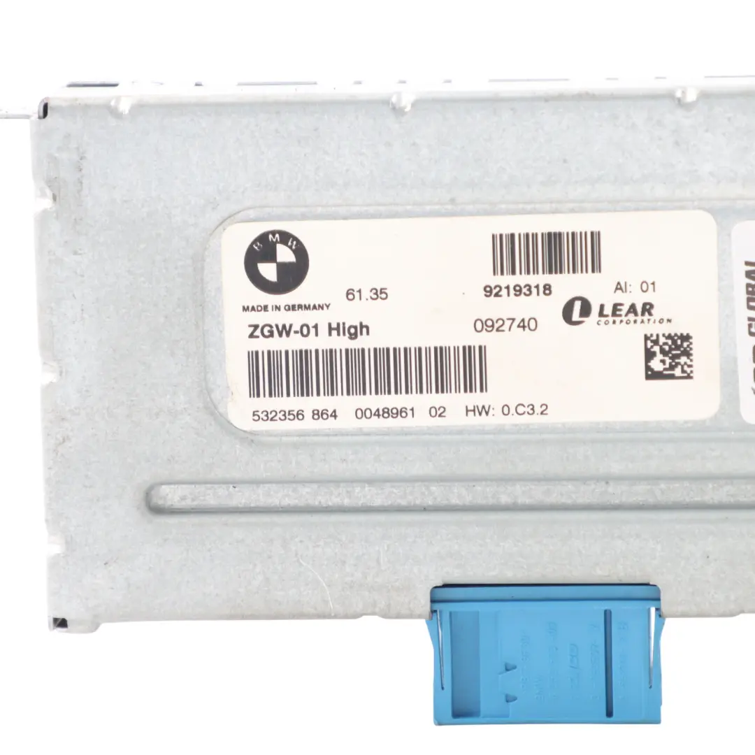 BMW F01 F02 F10 F11 Body Gateway Control Module Unit ZGW-01 Lear - SKU 9219318 - Part number 9219318