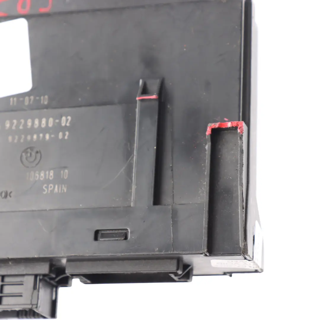 BMW Z4 E89 Modulo di controllo del corpo H3 Scatola di giunzione ECU - SKU 9229880-1 - Numero di parte 9229880