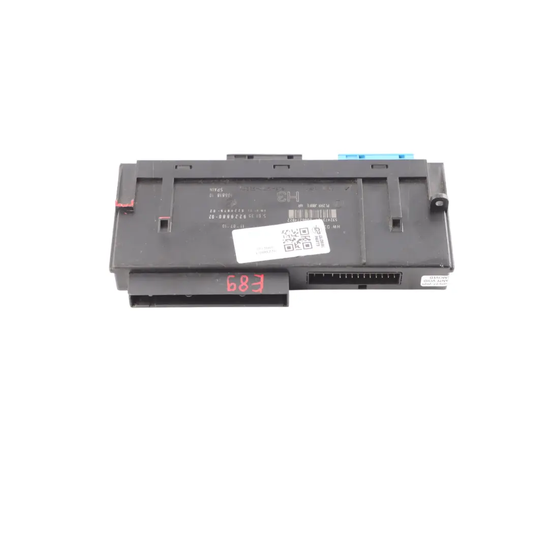 BMW Z4 E89 Moduł Nadwozia H3 ECU - SKU 9229880-1 - Numer Części 9229880
