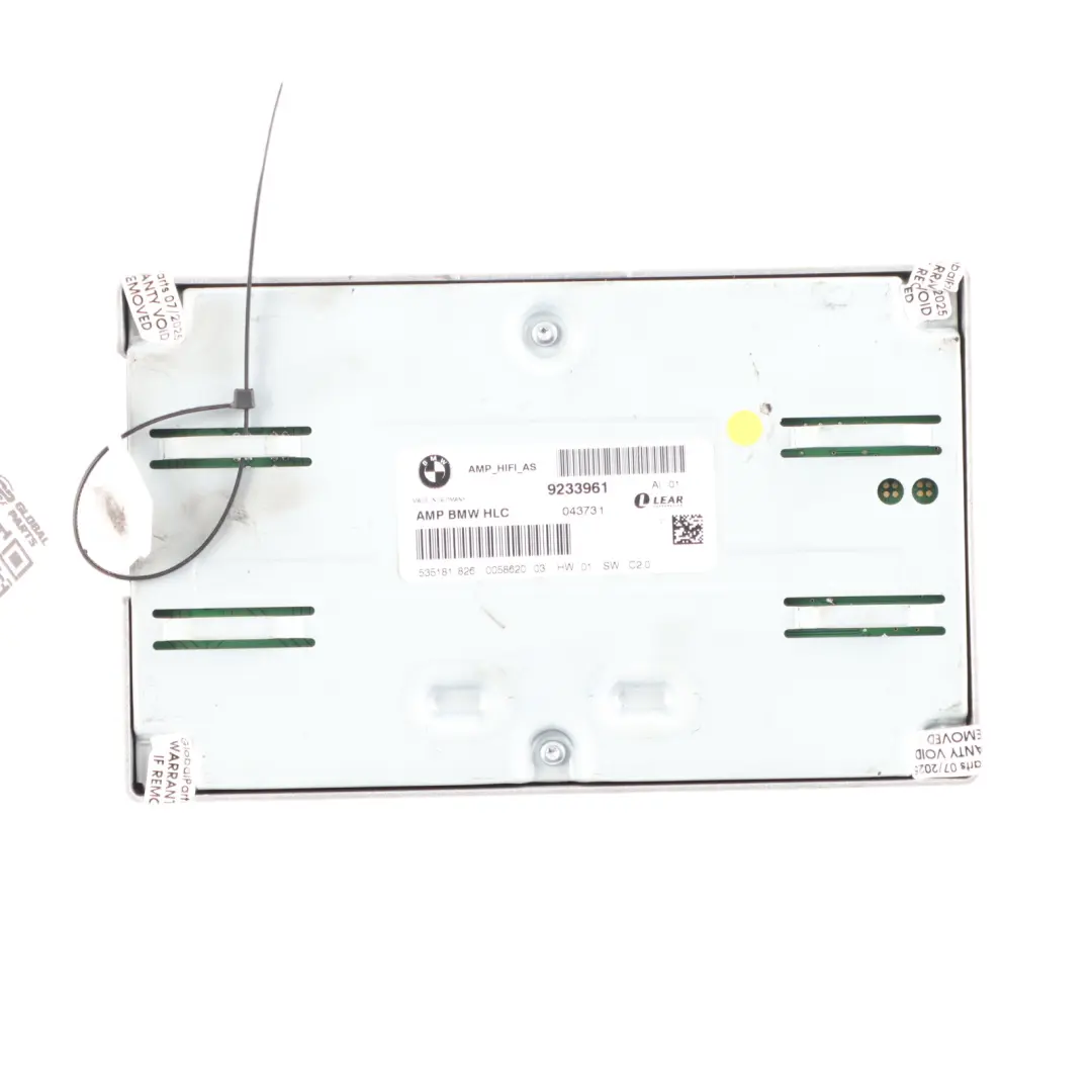 Amplifier Stereo System Module Control Unit Lear to BMW E84 with Part number 9233961 BMW E84 Amplifier Stereo System Module Control Unit Lear - SKU 9233961 - Part number 9233961