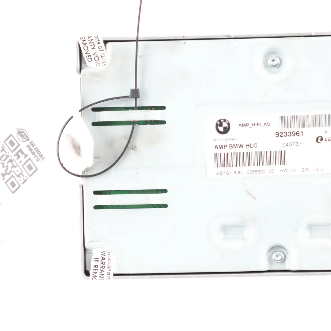 BMW E84 Amplifier Stereo System Module Control Unit Lear - SKU 9233961 - Part number 9233961