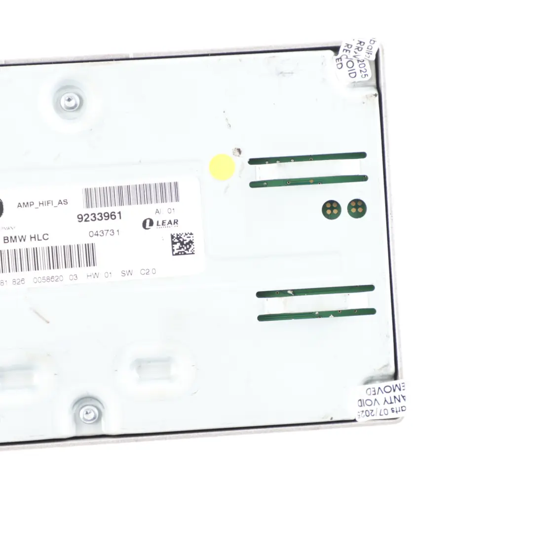Amplifier Stereo System Module Control Unit Lear to BMW E84 with Part number 9233961 BMW E84 Amplifier Stereo System Module Control Unit Lear - SKU 9233961 - Part number 9233961