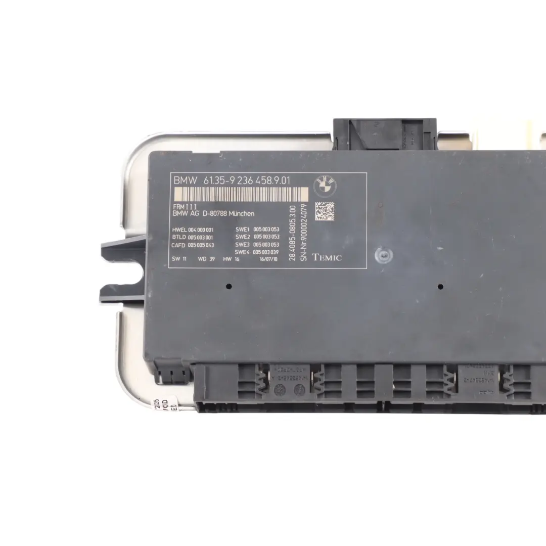 BMW F01 F02 F04 F07 LCI Footwell Light Control Module ECU Unit FRM3 - SKU 9236458 - Part number 9236458