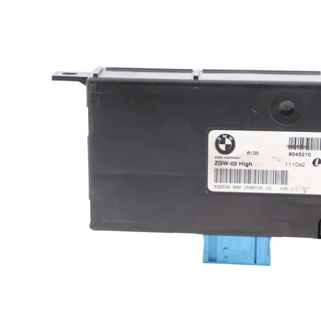 BMW F10 F11 F12 Central Gateway Module ECU Control Unit Lear ZGW-02 High - SKU 9243210 - Part number 9243210