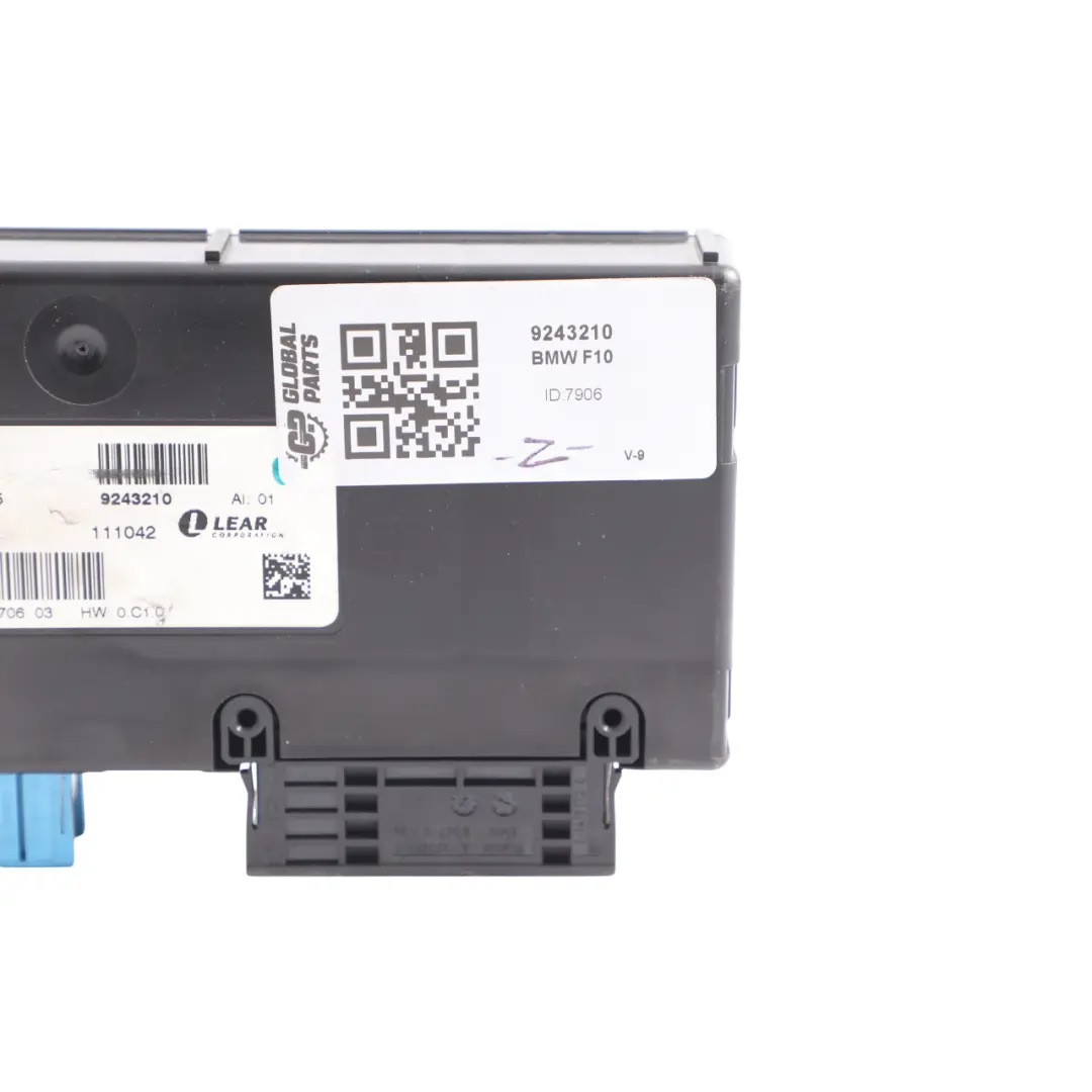 Central Gateway Module ECU Control Unit Lear ZGW-02 High to BMW F10 F11 F12 with Part number 9243210 BMW F10 F11 F12 Central Gateway Module ECU Control Unit Lear ZGW-02 High - SKU 9243210 - Part number 9243210