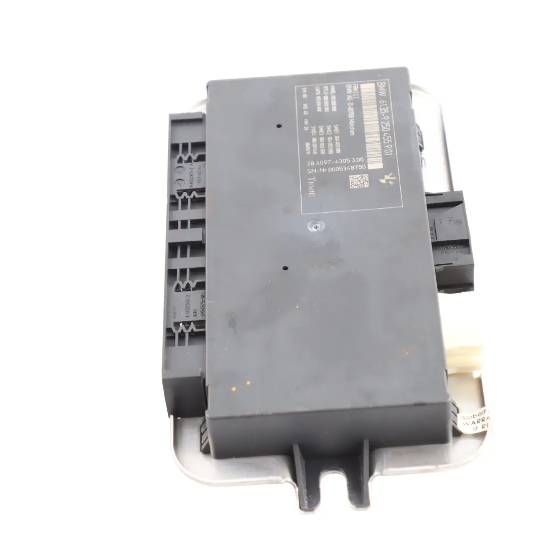 Footwell Light Control Module ECU Unit FRM3 TEMIC to BMW F10 with Part number 9250455 BMW F10 Footwell Light Control Module ECU Unit FRM3 TEMIC - SKU 9250455-1 - Part number 9250455