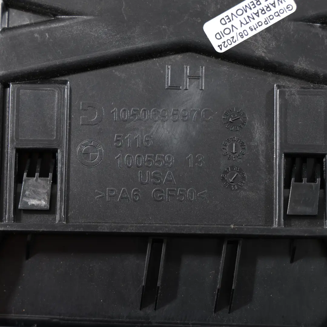  Reposabrazos BMW X5 F15 X6 F16 Bandeja De Consola Central De Cuero Negro - SKU 9251992-1 - Número de pieza 9251992