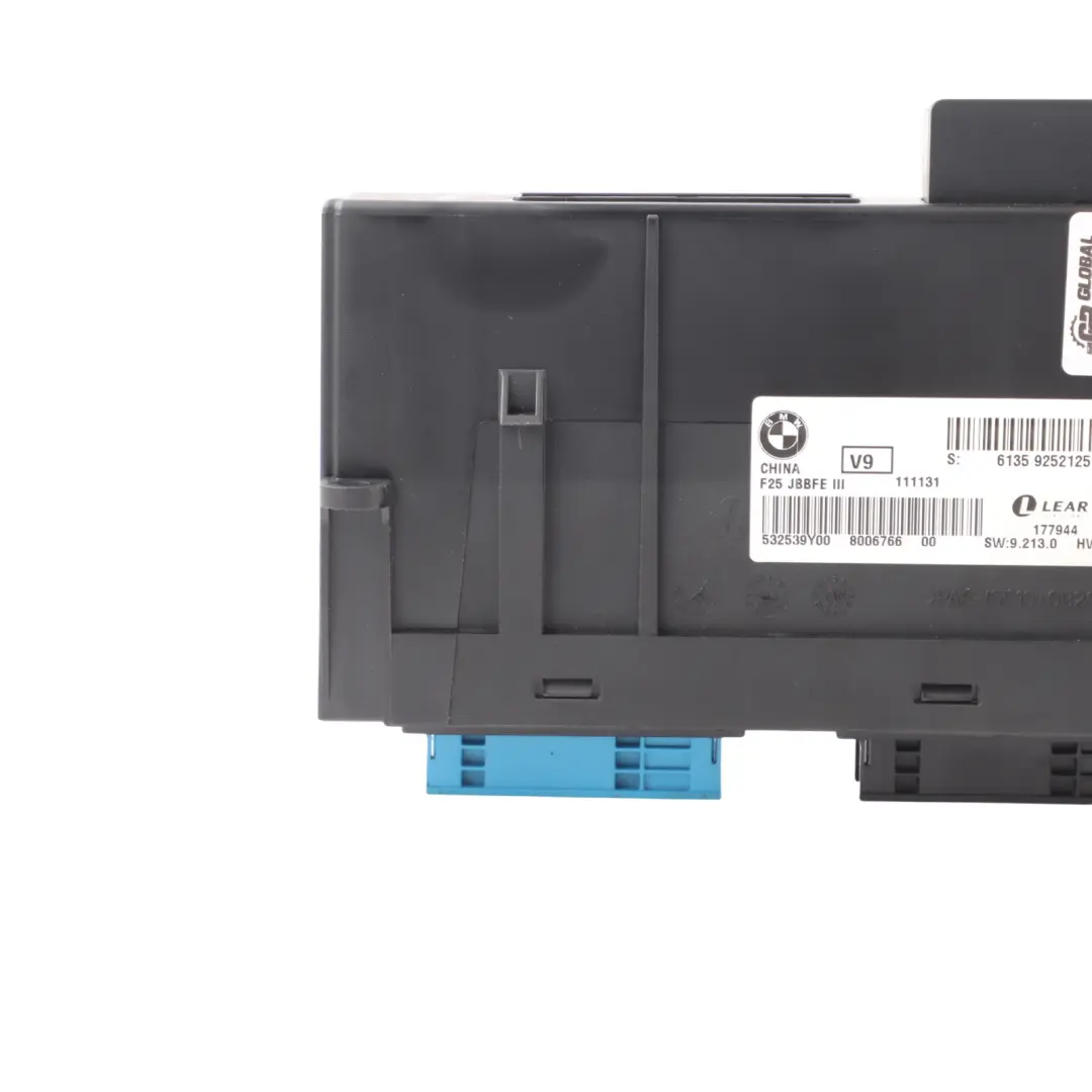 BMW X3 F25 Control Module Junction Box Electronics LEAR JBBFE III - SKU 9252125 - Part number 9252125