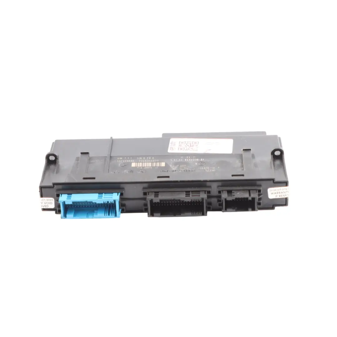 BMW F01 ECU Body Control Module Unit Junction Box Pl6 JBBFE III V5 - SKU 9252330 - Part number 9252330