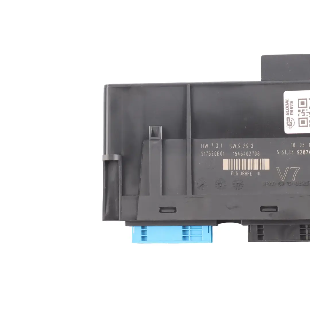 BMW F11 Touring Body Control Module Unit Controller V7 PL6 JBBFE III - SKU 9267458 - Part number 9267458