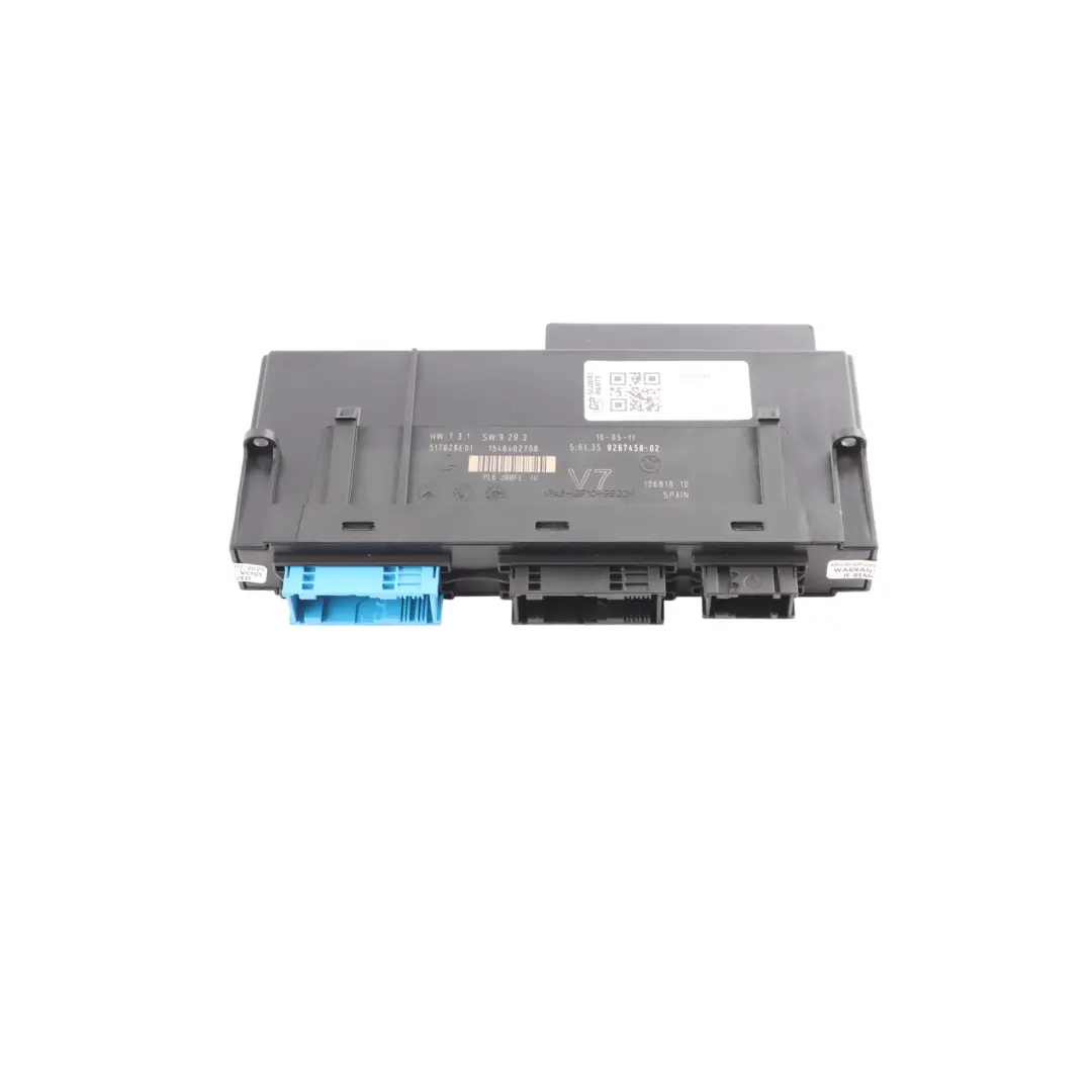 BMW F11 Touring Modulo Centralina Body Control V7 PL6 JBBFE III - SKU 9267458 - Numero di parte 9267458