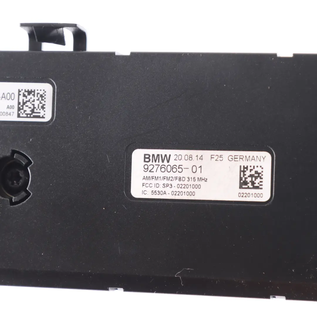 Antenna Diversity BMW X3 F25 Rear Amplifier Control Unit Module 315 MHz 9276060 to with Part number 9276065 Antenna Diversity BMW X3 F25 Rear Amplifier Control Unit Module 315 MHz 9276060 - SKU 9276065 - Part number 9276065